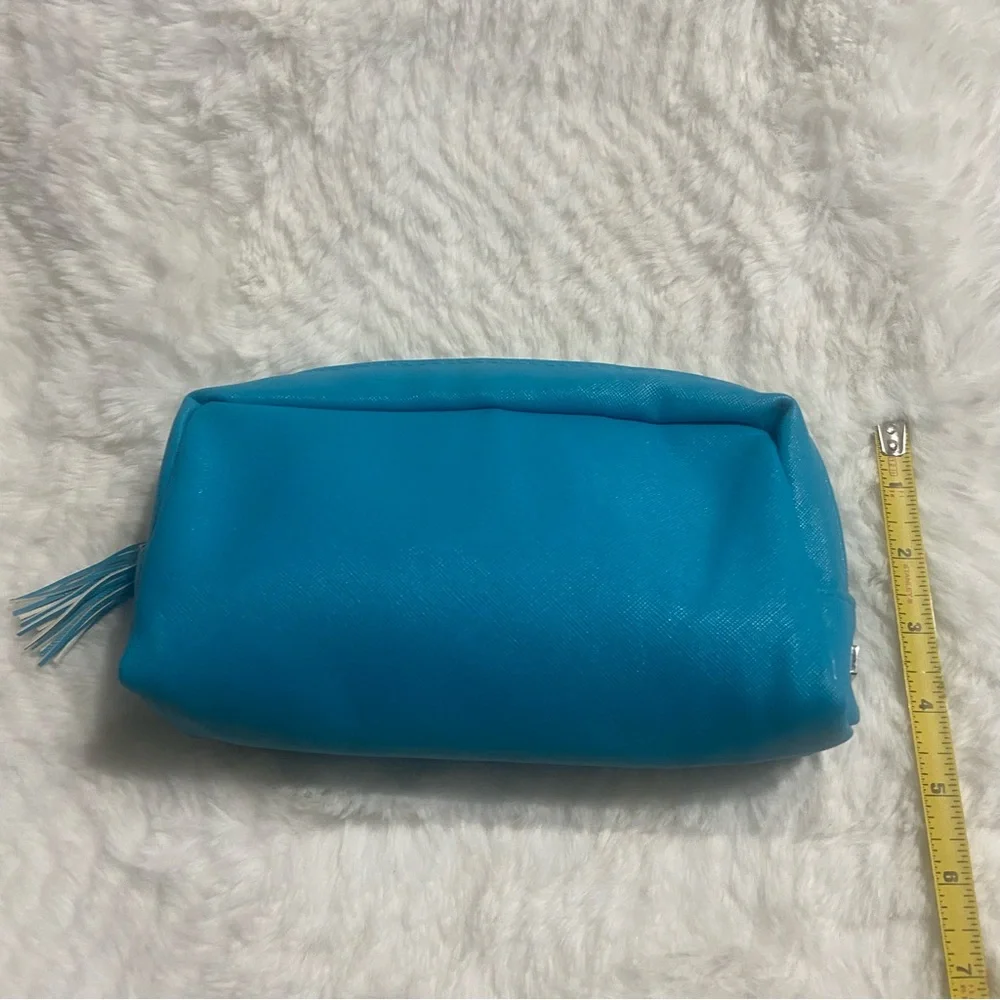Tula Sky Blue Cosmetic Case with Tassel